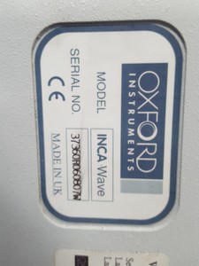 Thumbnail image of Oxford Instruments EDX System Inca Wave WDS Detector & Spectrometer X-Stream Lab