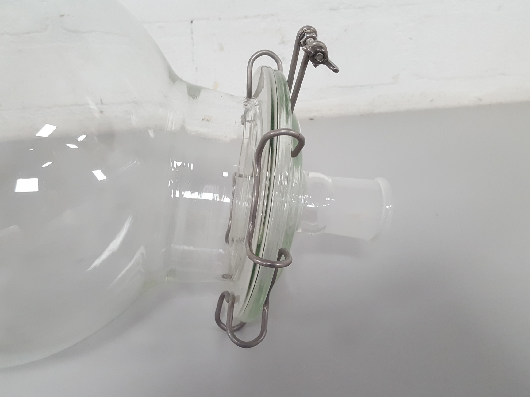 Image of Schott Duran 500ml Round Bottomed Boiling Flask Lab Rotary Evaporator