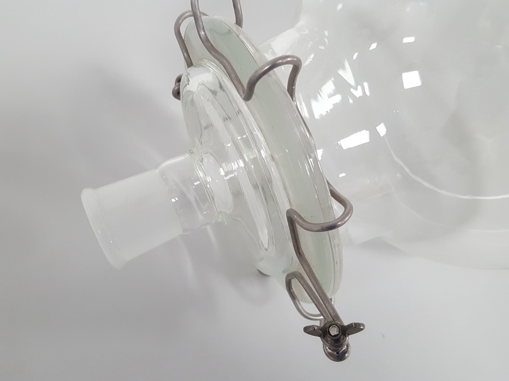 Image of Schott Duran 500ml Round Bottomed Boiling Flask Lab Rotary Evaporator