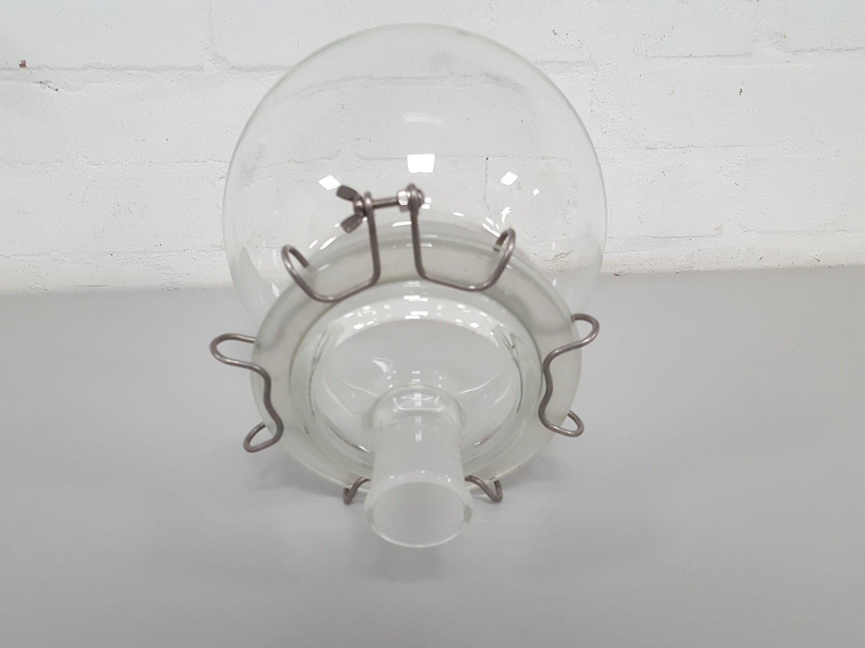 Image of Schott Duran 500ml Round Bottomed Boiling Flask Lab Rotary Evaporator