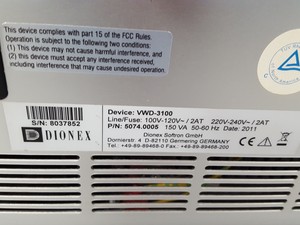 Thumbnail image of Dionex UltiMate 3000 HPLC UHPLC VWD-3100 Detector, Isocratic Pump ISO-3100SD Lab