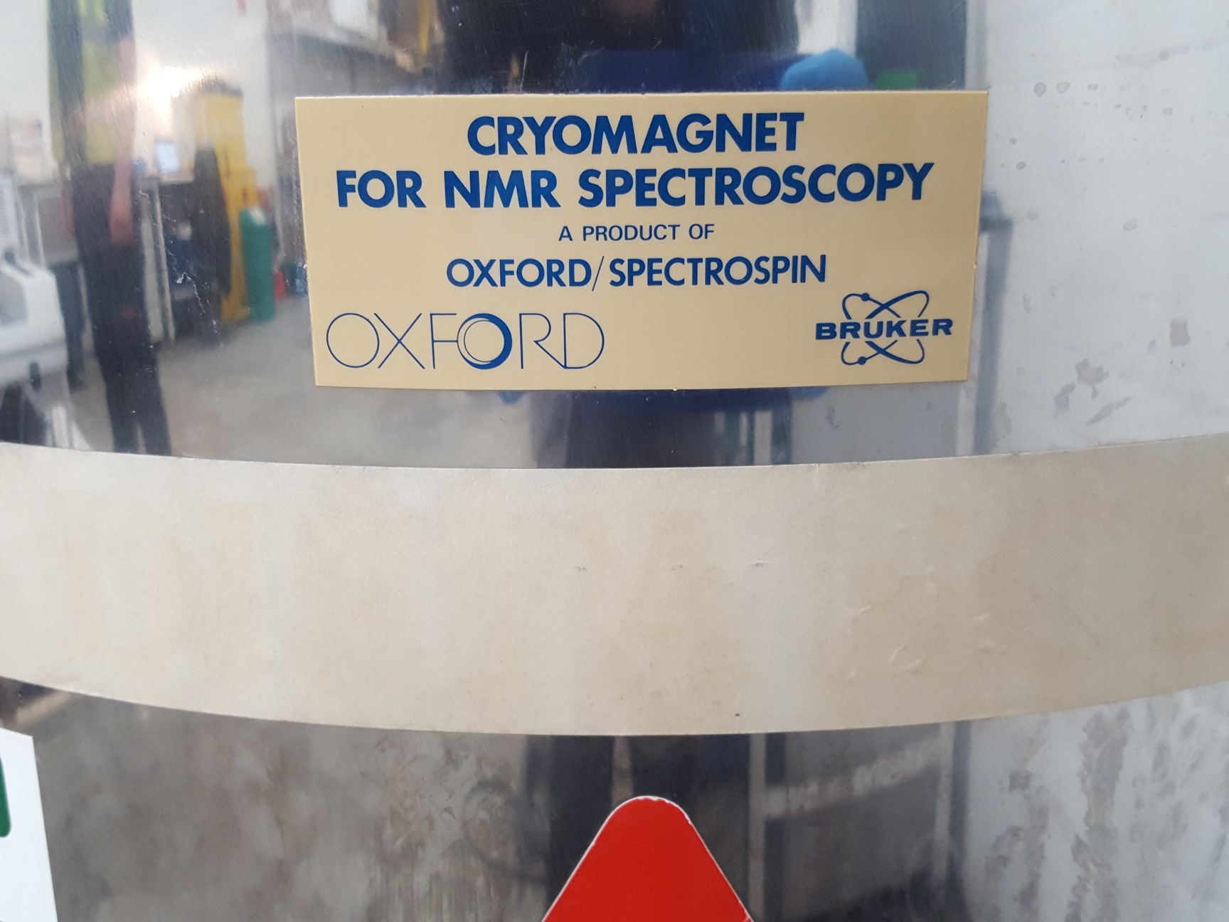 Image of Bruker NMR Cryomagnet Spectroscopy Superconducting Magnet Lab