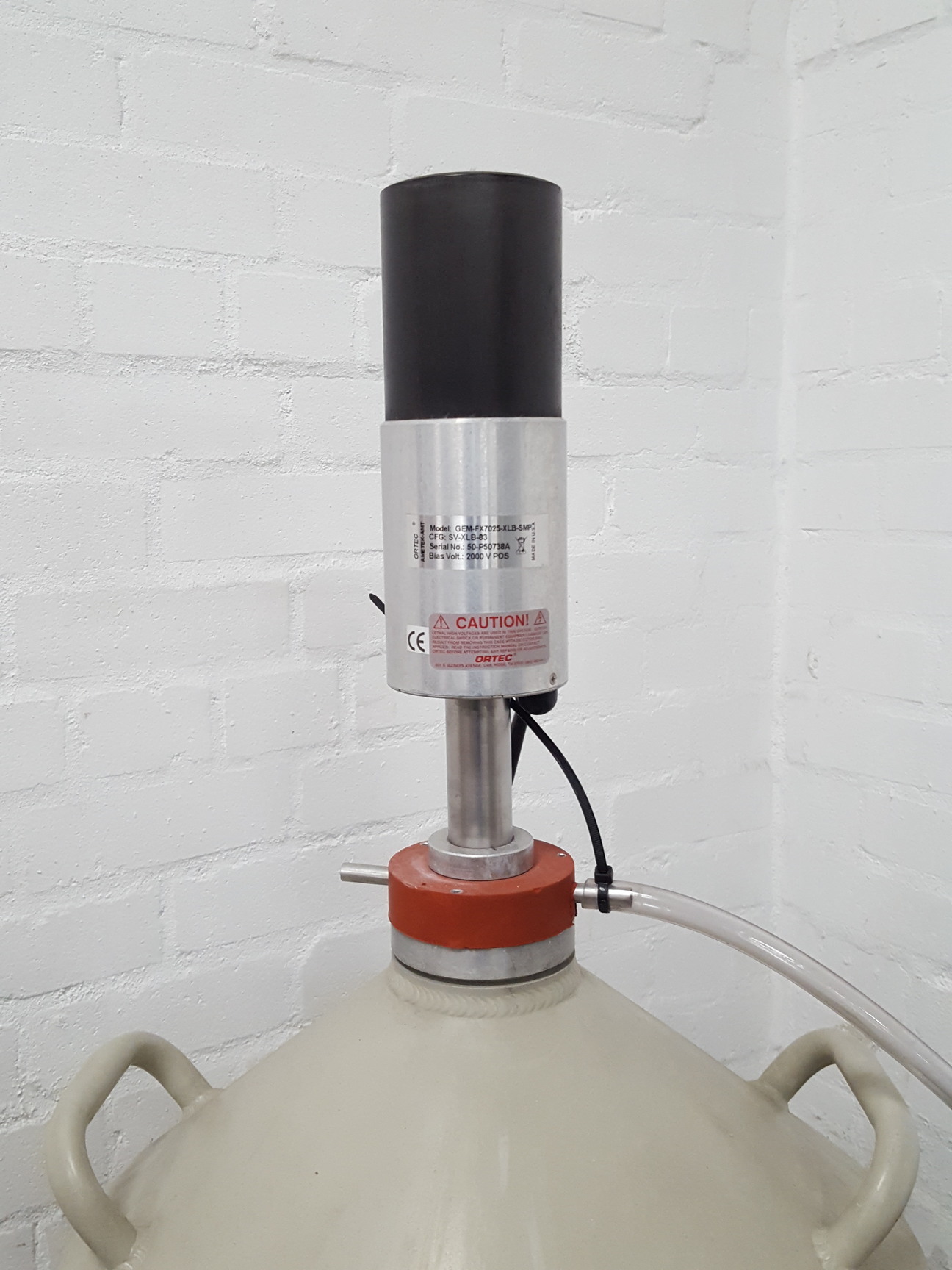 Image of Canberra Liquid Nitrogen Tank + Ortec Smart-1Pos GEM-FX7025-XLB-SMP Detector