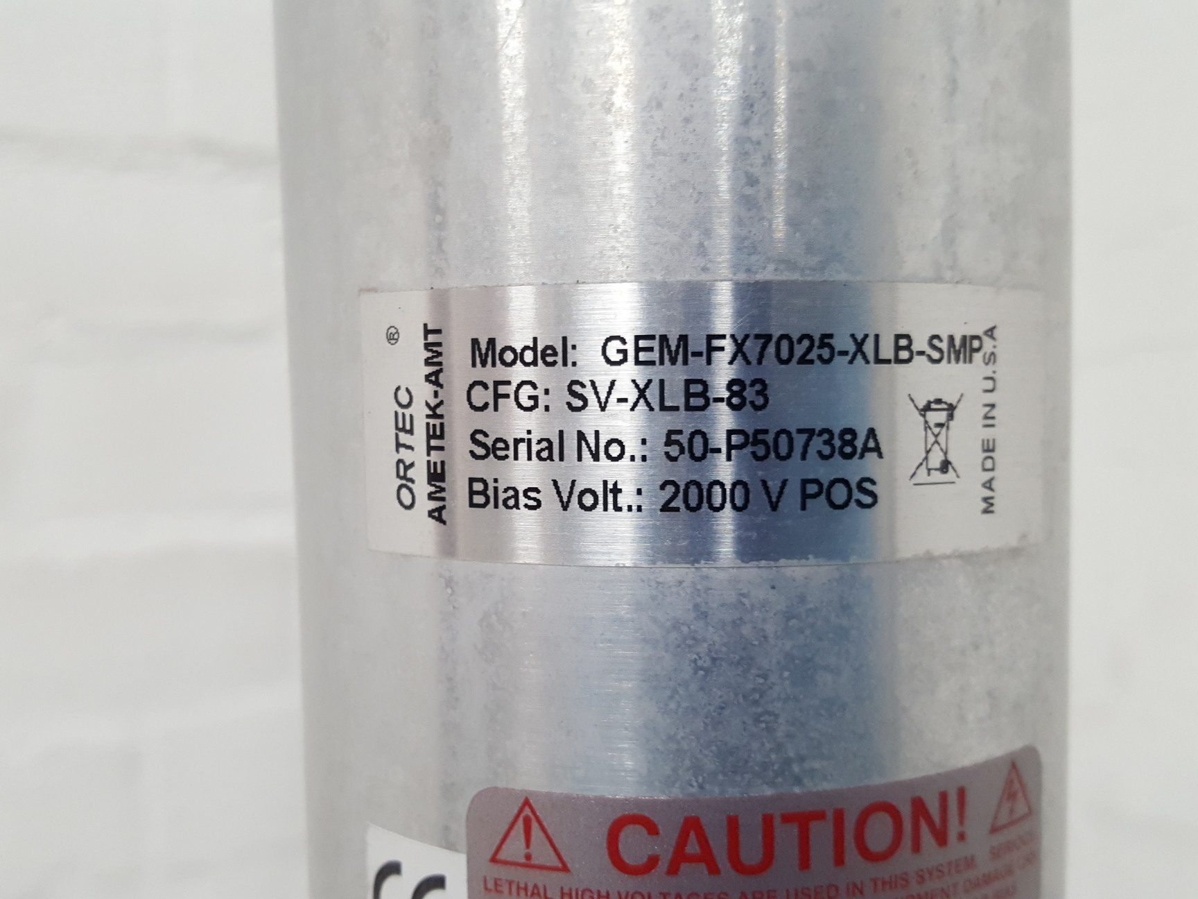 Image of Canberra Liquid Nitrogen Tank + Ortec Smart-1Pos GEM-FX7025-XLB-SMP Detector