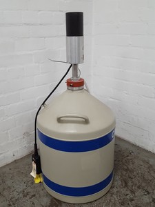 Thumbnail image of Canberra Liquid Nitrogen Tank + Ortec Smart-1Pos GEM-FX7025-XLB-SMP Detector