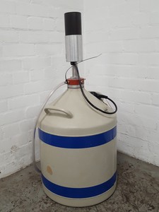 Thumbnail image of Canberra Liquid Nitrogen Tank + Ortec Smart-1Pos GEM-FX7025-XLB-SMP Detector