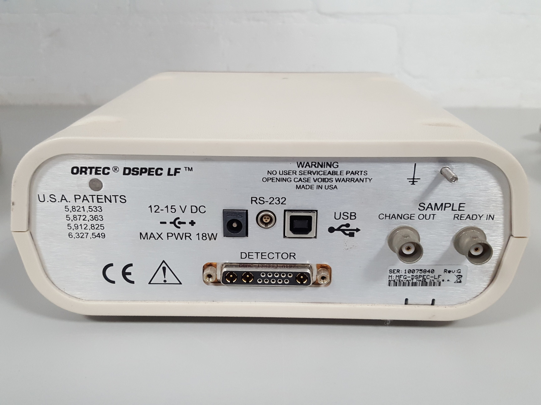 Image of Canberra Liquid Nitrogen Tank + Ortec Smart-1Pos GEM-FX7025-XLB-SMP Detector