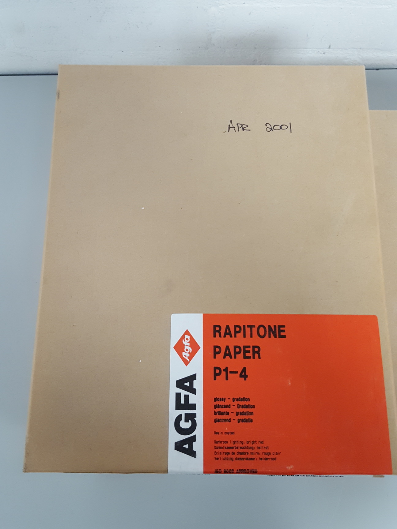 Image of 19x AGFA Rapitone Paper P1-4 H4KK3, P1-2 H4HMY, P1-3 H4HYP H4G4V P1-1 Lab