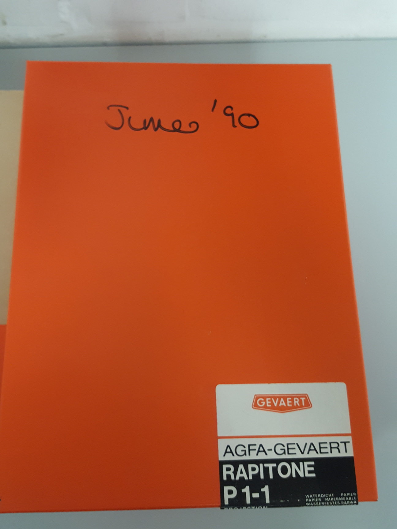 Image of 19x AGFA Rapitone Paper P1-4 H4KK3, P1-2 H4HMY, P1-3 H4HYP H4G4V P1-1 Lab