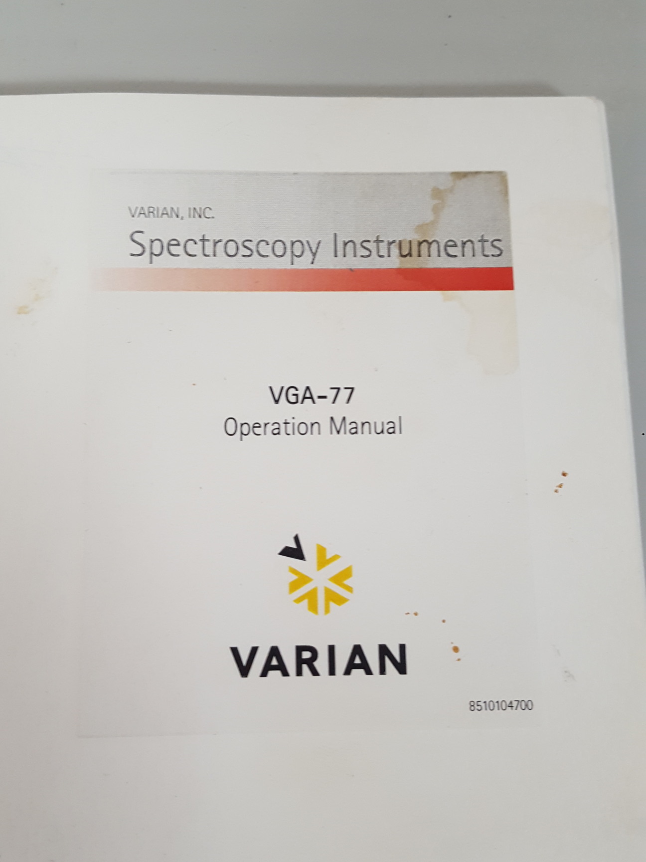 Image of Varian AA240FS Atomic Absorption Spectrophotometer With 2x Other Equipment