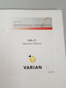 Thumbnail image of Varian AA240FS Atomic Absorption Spectrophotometer With 2x Other Equipment