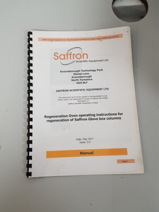 Thumbnail image of Saffron Scientific Glove Box Regeneration Oven Lab