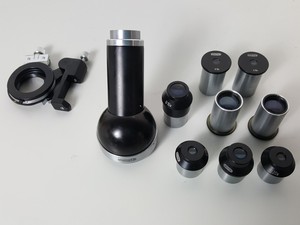 Thumbnail image of Vintage Meopta Praha Binocular Microscope & Spare Eyepieces Lab