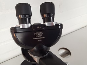 Thumbnail image of Vintage Meopta Praha Binocular Microscope & Spare Eyepieces Lab