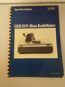 Thumbnail image of LKB 2078 / 7800B KnifeMaker Manuals Lab