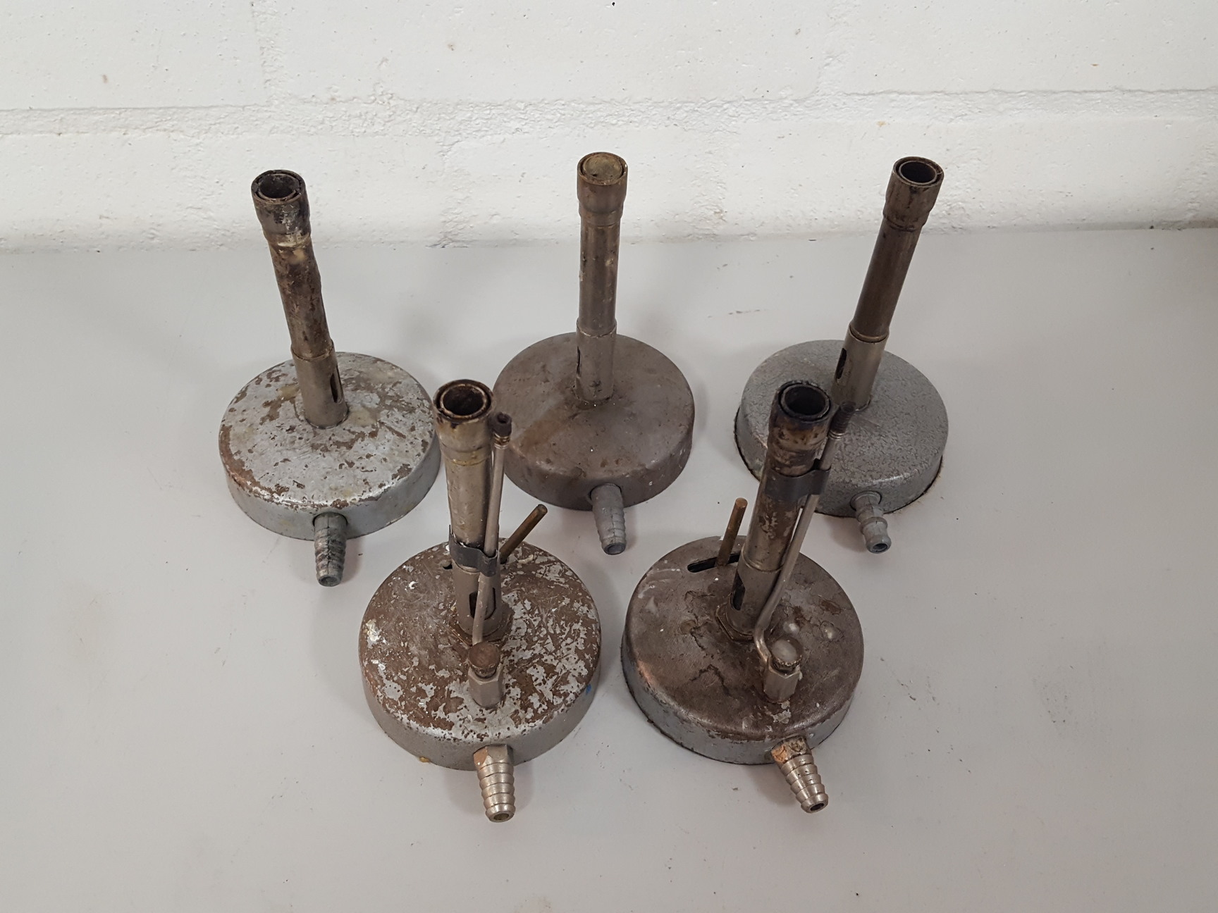 5x Lab Bunsen Burners Chemistry Upcycle