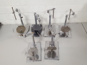Thumbnail image of 6x Cottrell & Co Dental Lab Retort Stands Upcycle Vintage