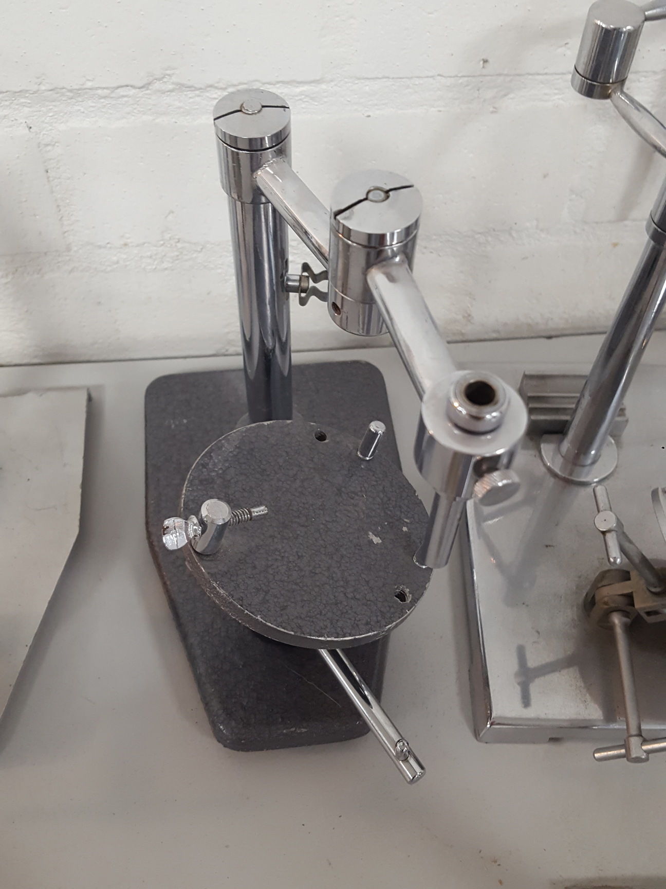 Image of 6x Cottrell & Co Dental Lab Retort Stands Upcycle Vintage