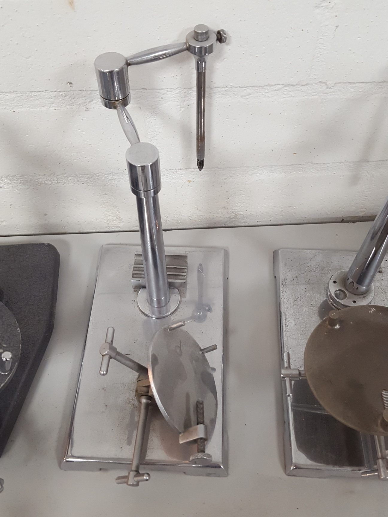 Image of 6x Cottrell & Co Dental Lab Retort Stands Upcycle Vintage