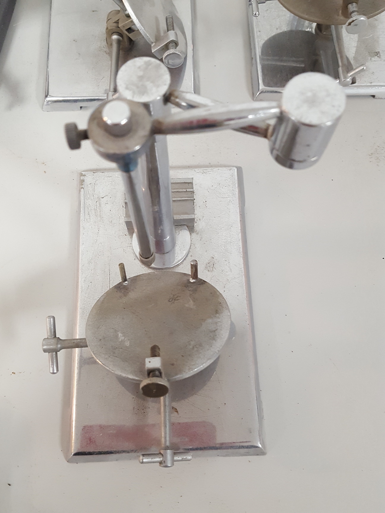 Image of 6x Cottrell & Co Dental Lab Retort Stands Upcycle Vintage