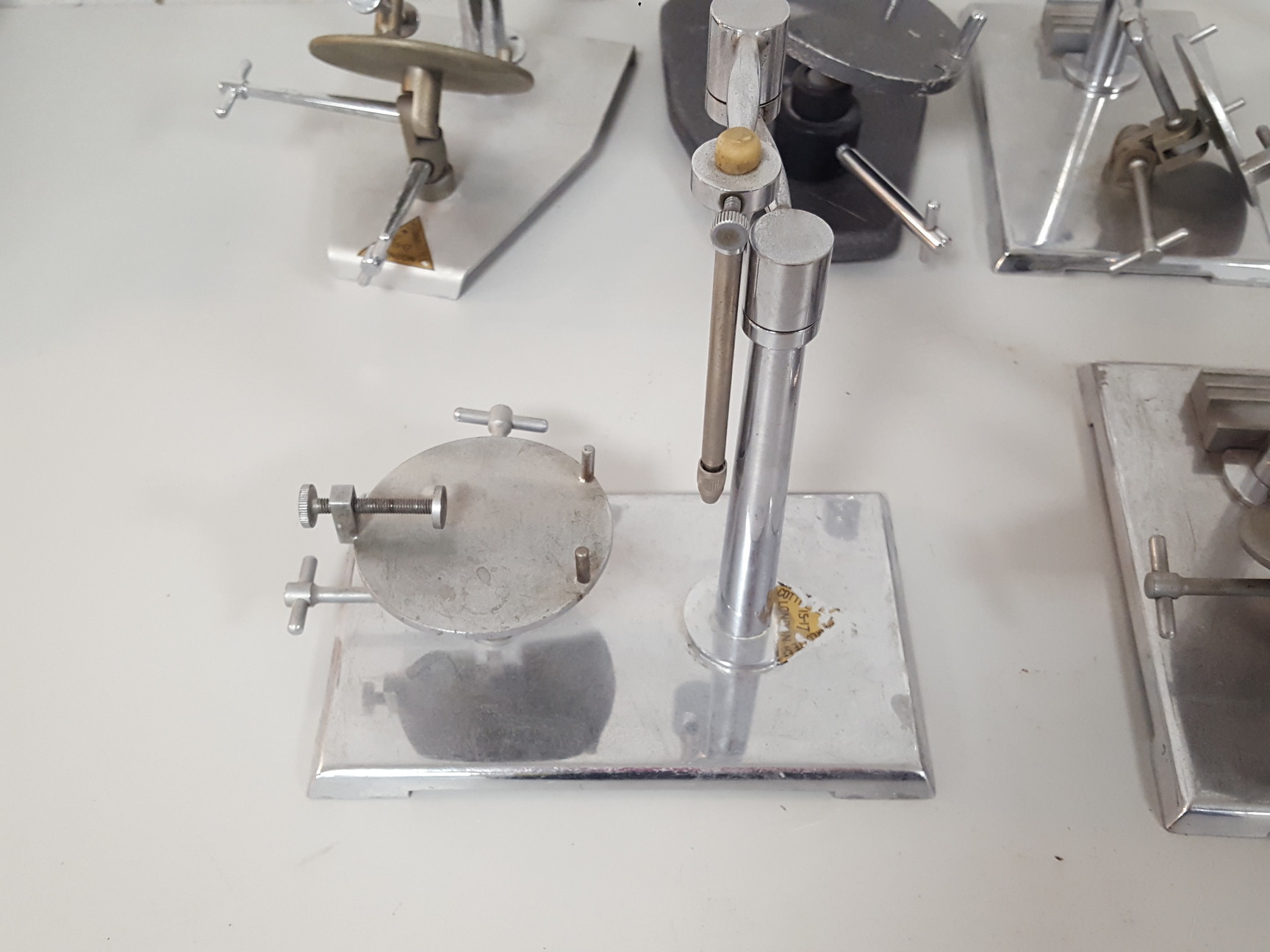 Image of 6x Cottrell & Co Dental Lab Retort Stands Upcycle Vintage
