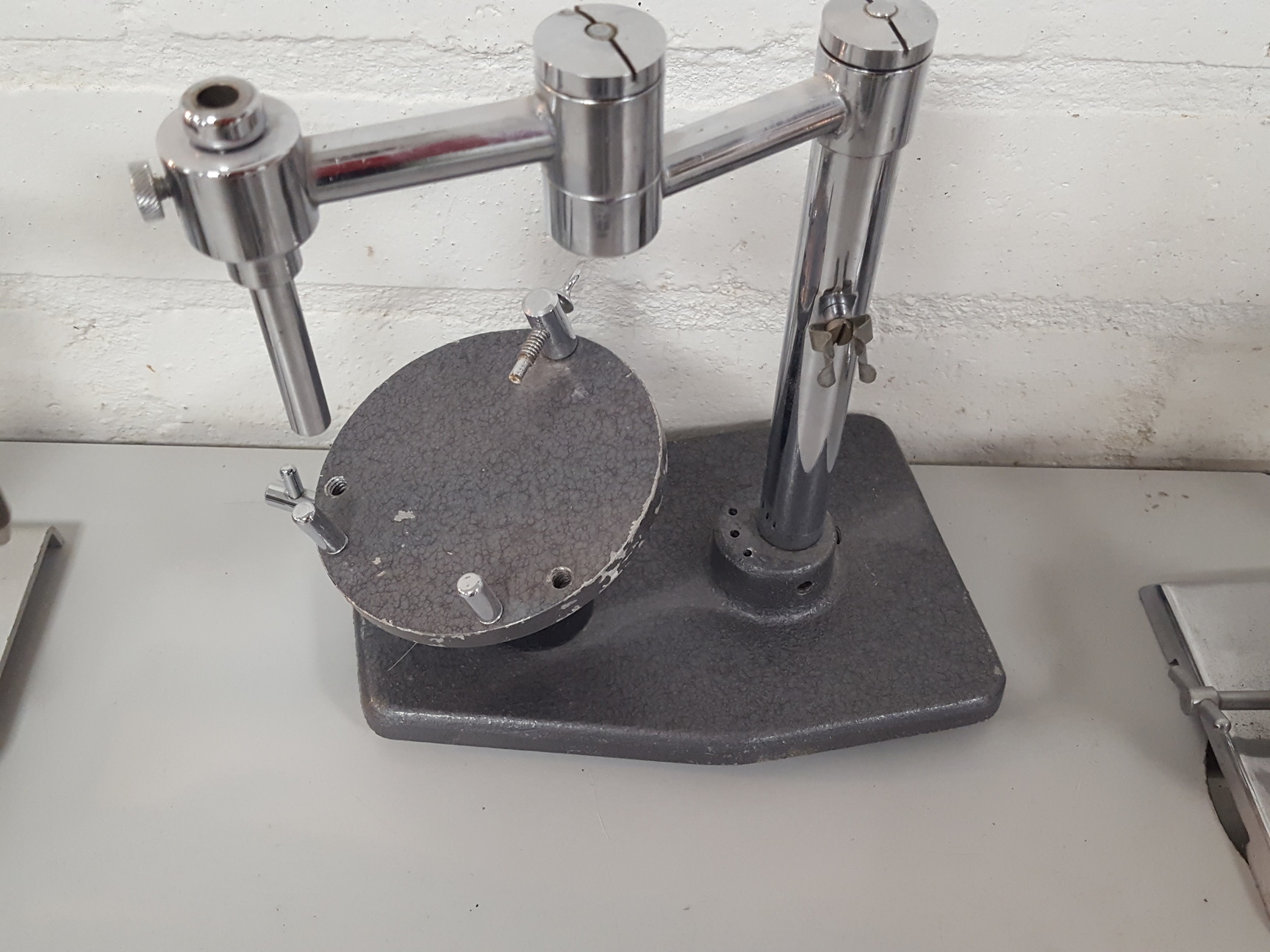 Image of 6x Cottrell & Co Dental Lab Retort Stands Upcycle Vintage