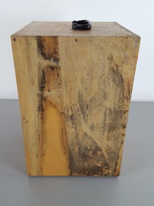 Thumbnail image of 8 x Vintage 1960s/70s Wooden Microscope Boxes Lab