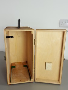 Thumbnail image of 8 x Vintage 1960s/70s Wooden Microscope Boxes Lab