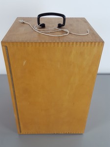 Thumbnail image of 8 x Vintage 1960s/70s Wooden Microscope Boxes Lab