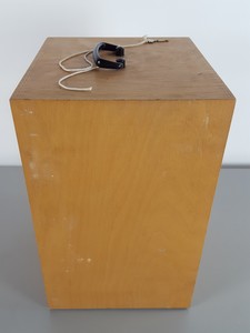 Thumbnail image of 8 x Vintage 1960s/70s Wooden Microscope Boxes Lab