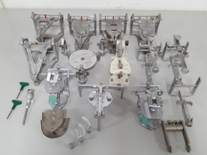 Thumbnail image of 5x Dental Articulators De Tray Freeplane, Clev-Dent Stansbery, Girrbach, Lab 