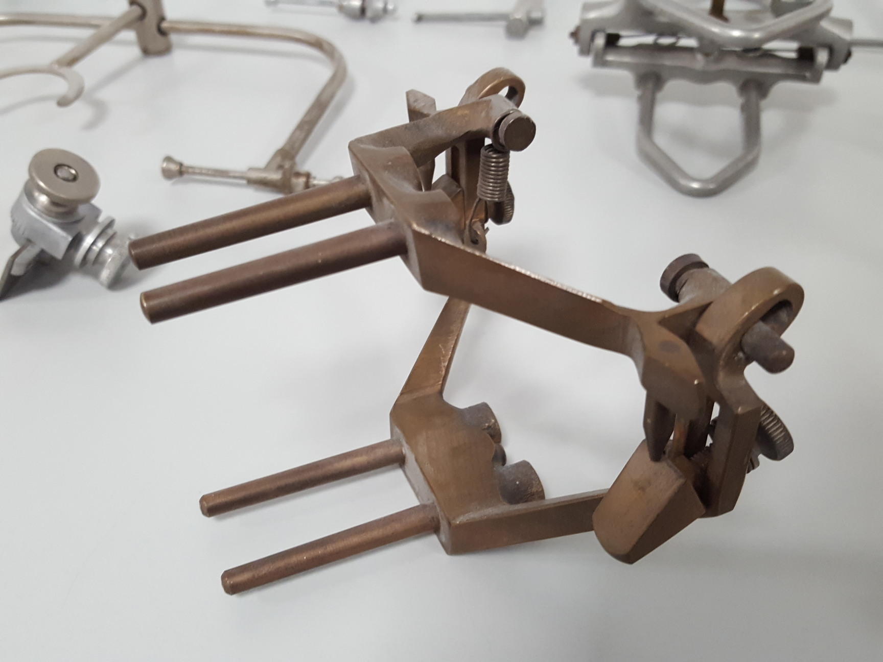 Image of Lot of Vintage Dental Articulators & Accessories Lab Dentistry