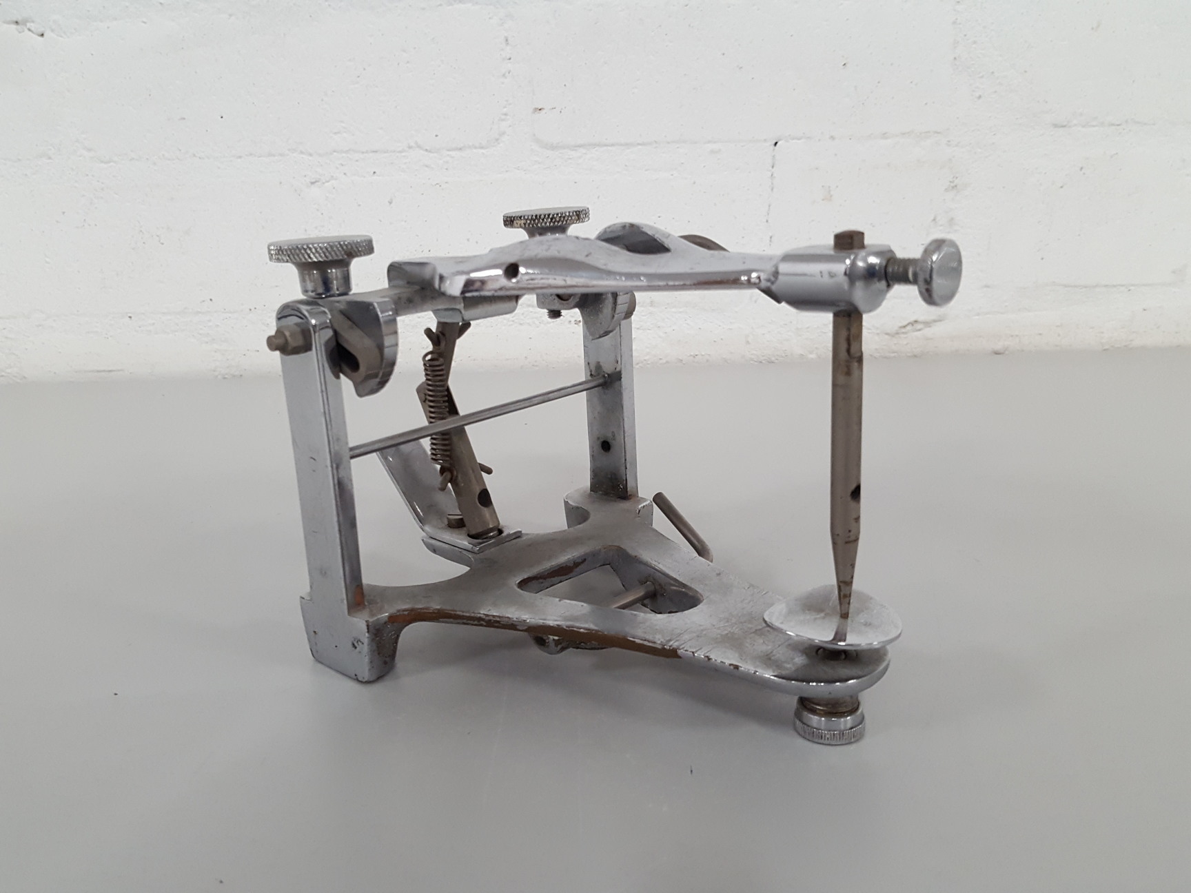 Image of Vintage Woods Gibling Stainless Steel Dental Articulator Lab