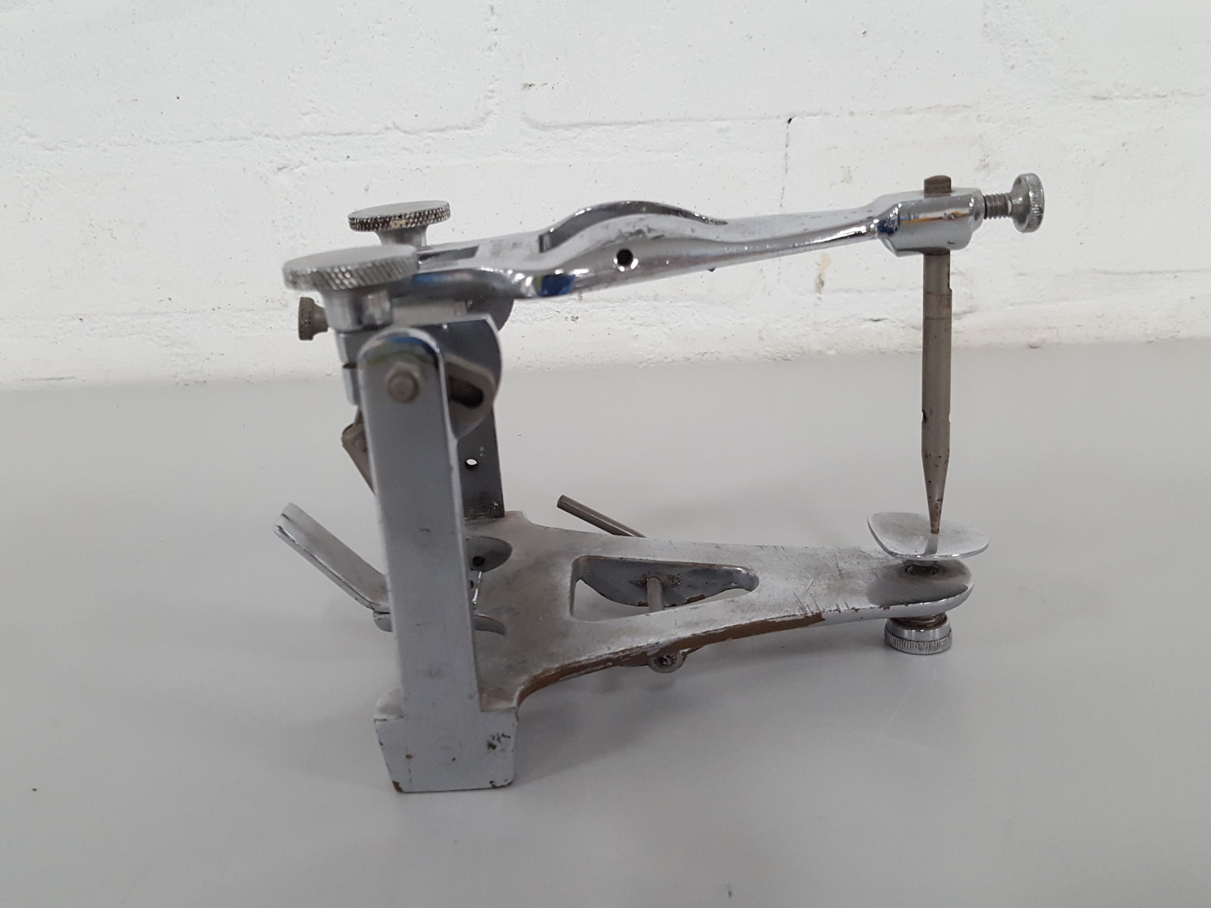 Image of Vintage Woods Gibling Stainless Steel Dental Articulator Lab