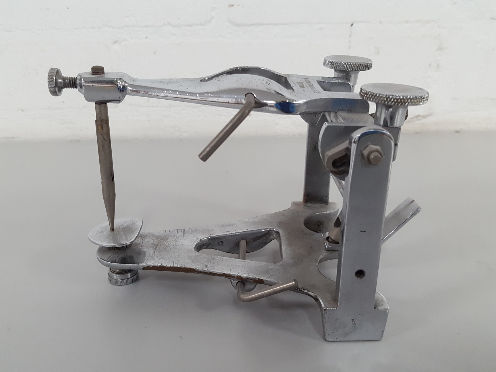 Image of Vintage Woods Gibling Stainless Steel Dental Articulator Lab