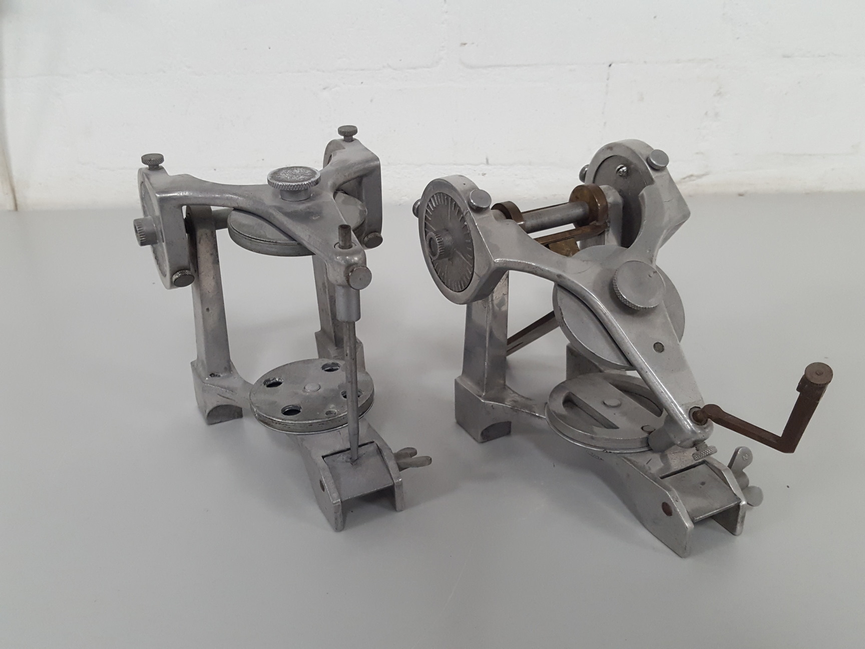 Image of 2x S.S. White (16B) London Vintage Dental Articulators Lab 