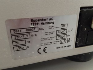 Thumbnail image of Eppendorf 5810 R Benchtop Centrifuge + A-4-81 Rotor Lab