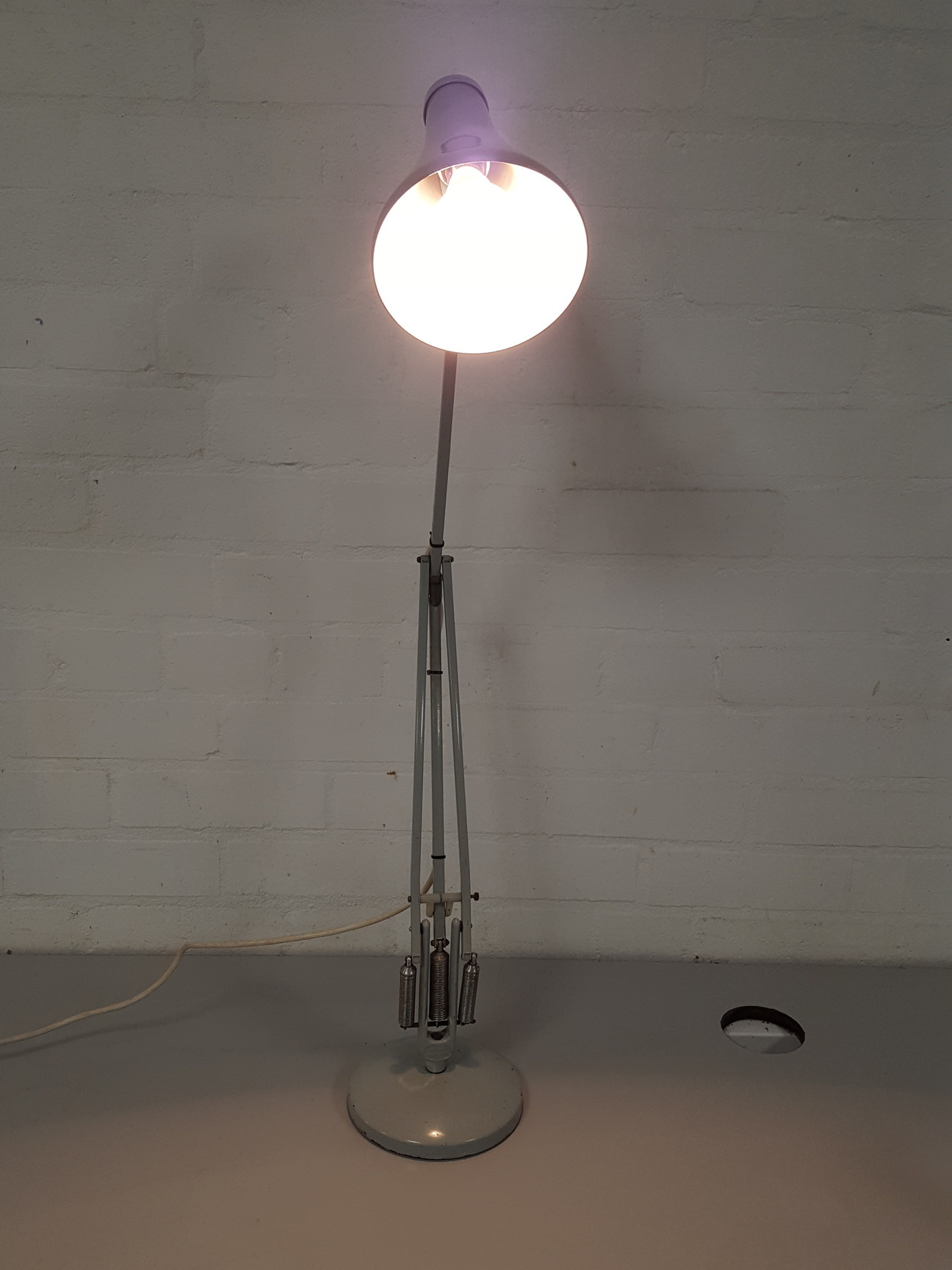 Image of Anglepoise Vertical-Arm Flexible Office Desk Lamp Upcycle