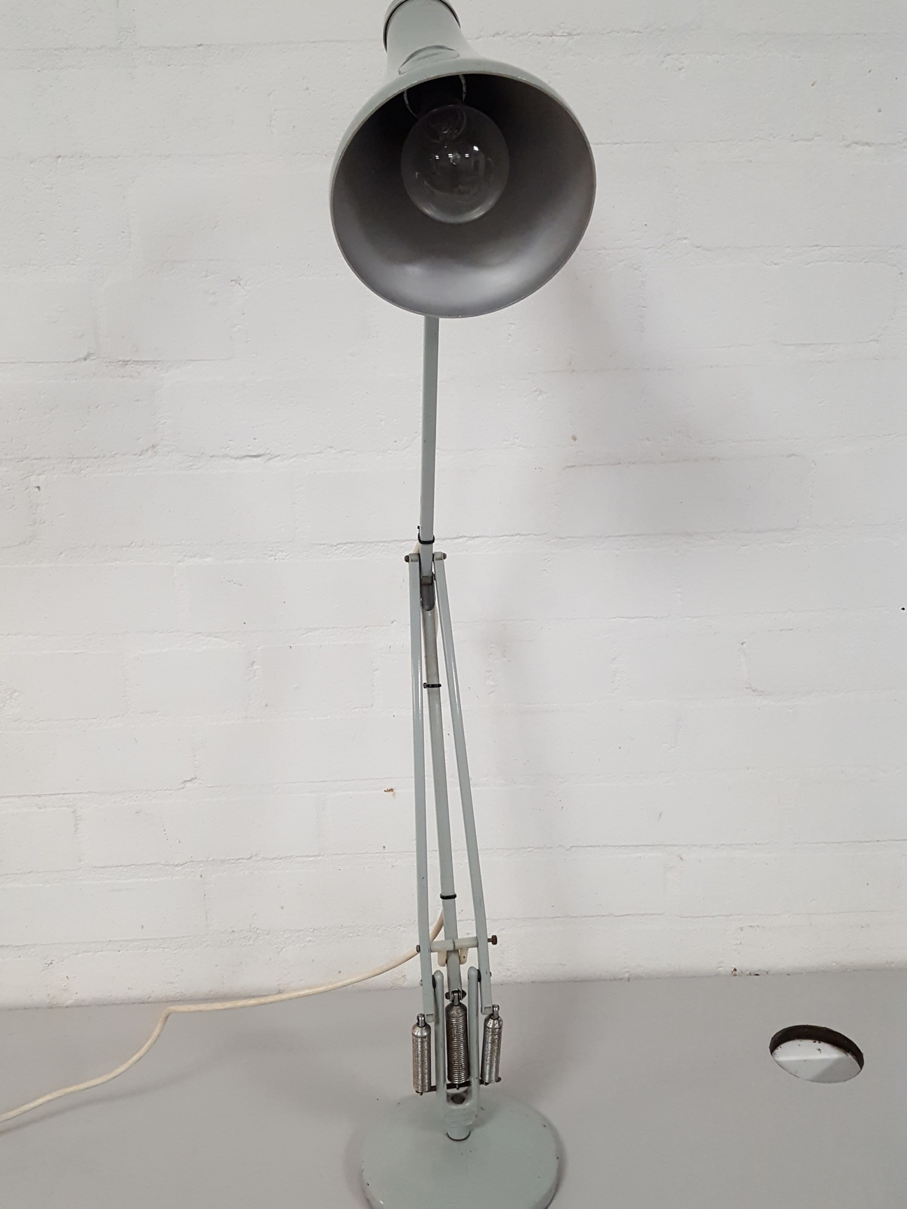 Image of Anglepoise Vertical-Arm Flexible Office Desk Lamp Upcycle