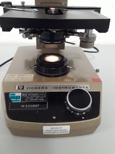 Thumbnail image of Vickers M15 Binocular Biological Microscope + 4x Objectives S4116, Z2975, Z6823,