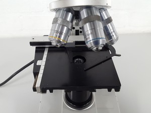 Thumbnail image of Vickers Binocular Microscope + 4x Objectives DIN 40/0.65, OIL 100/1.25, 10/0.25,