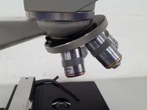Thumbnail image of Vickers Binocular Microscope + 4x Objectives DIN 40/0.65, OIL 100/1.25, 10/0.25,