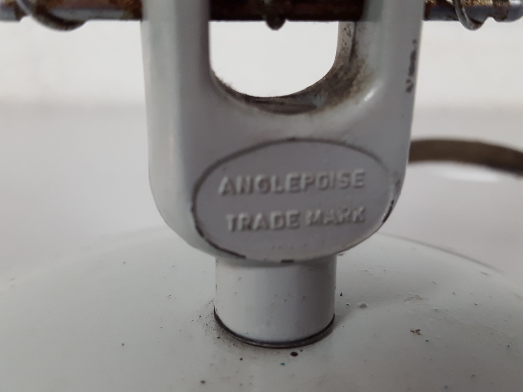 Image of Anglepoise Flexible-Arm Office Desk Lamp Grey Upcycle