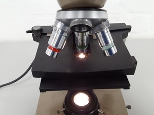 Thumbnail image of Vickers M15 Binocular Microscope + 4x Objectives 100/1.3 OIL, 40x 0.70, 10/0.25 