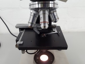 Thumbnail image of GS Series 10 Binocular Microscope + 4x Objectives 100/1.30, 10/0.28, Lab