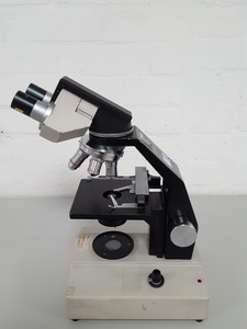 Thumbnail image of GS Series 10 Binocular Microscope + 4x Objectives 100/1.30, 10/0.28, Lab