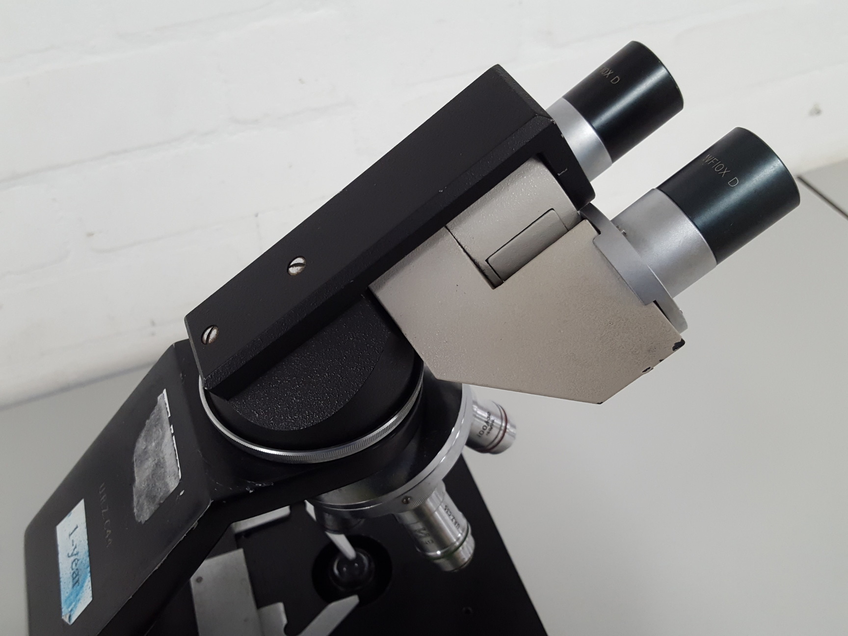 Image of GS Series 10 Binocular Microscope + 4x Objectives 100/1.30, 10/0.28, Lab