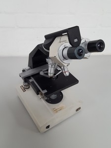Thumbnail image of GS Series 10 Binocular Microscope + 4x Objectives 100/1.30, 10/0.28, Lab