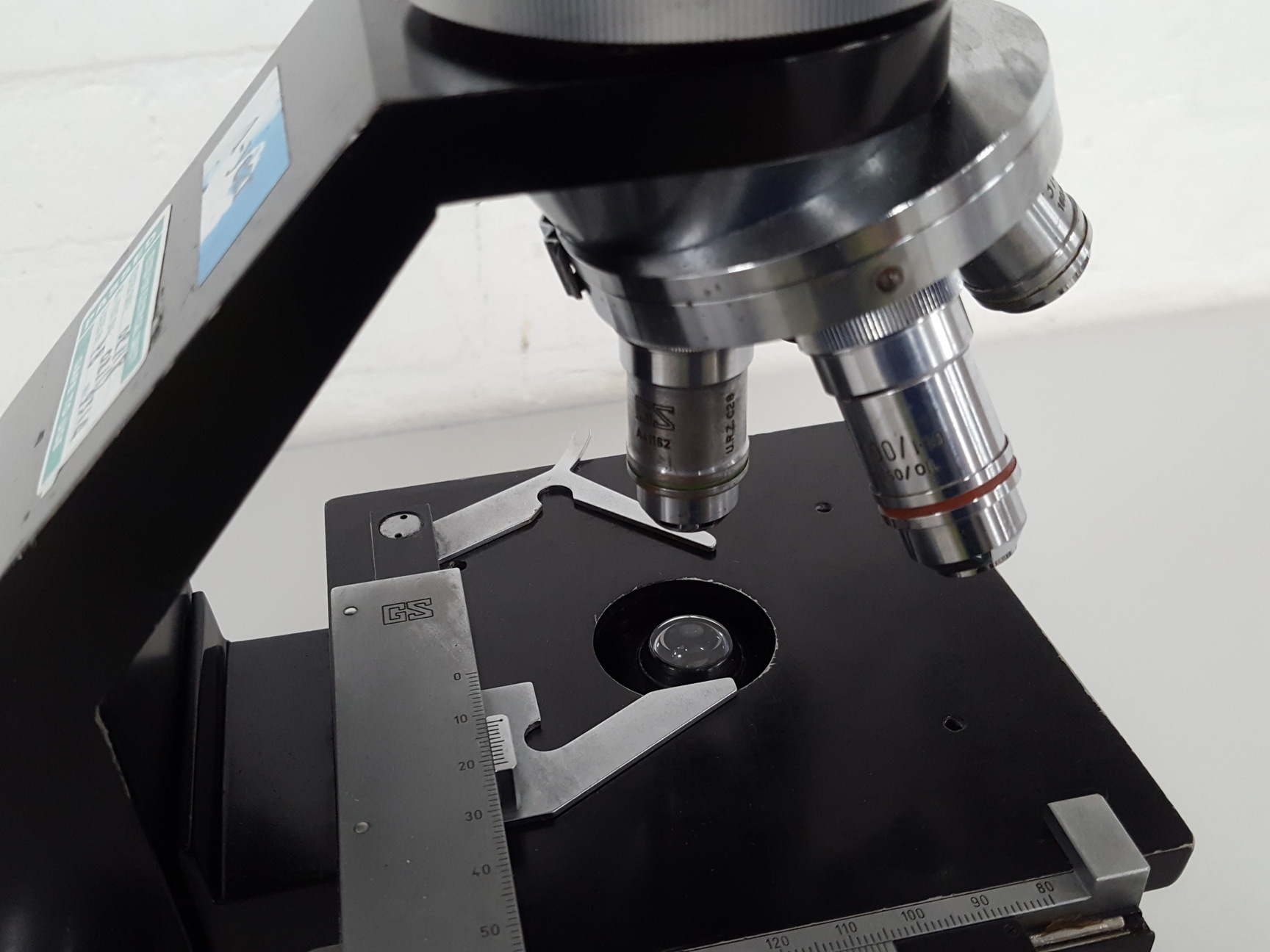 Image of GS Series 10 Binocular Microscope + 4x Objectives A41162, A36046, A39764