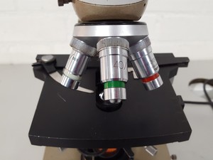 Thumbnail image of Vickers M15 Binocular Microscope + 3x Objectives 40/0.25, 100/1.3 OIL, 10/0.25 